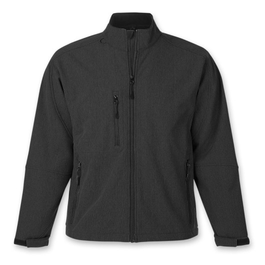 Black SOLS Relax Mens Softshell Jackets